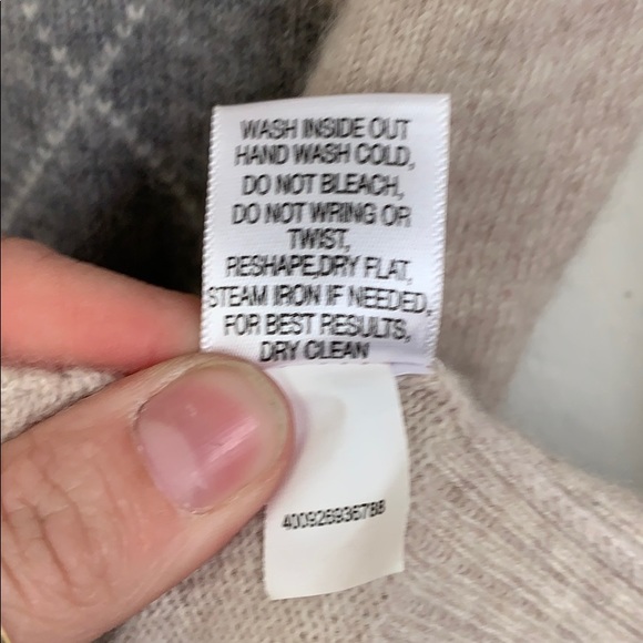 Apt. 9 100% Cashmere Argyle Button Cardigan - Picture 5 of 6